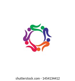community logo template vector icon design