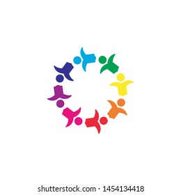 community logo template vector icon design
