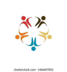 community logo template vector icon design