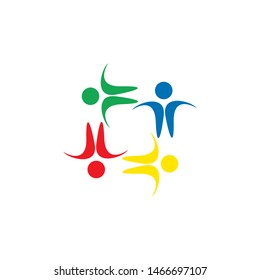 community logo template vector icon design