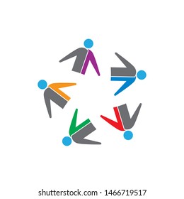 community logo template vector icon design