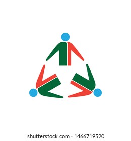 community logo template vector icon design