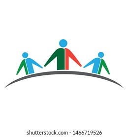 community logo template vector icon design