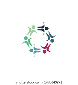 community logo template vector icon design