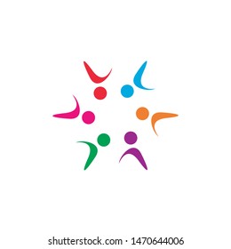 community logo template vector icon design