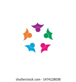 community logo template vector icon design