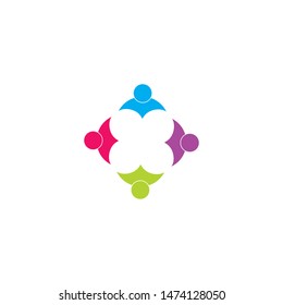 community logo template vector icon design