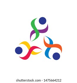 community logo template vector icon design