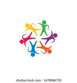 community logo template vector icon design