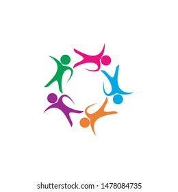 community logo template vector icon design