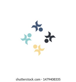 community logo template vector icon design