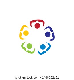 Community logo template vector icon design