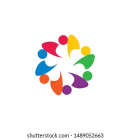 Community logo template vector icon design