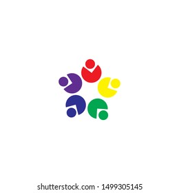 Community logo template vector icon design