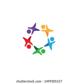 Community logo template vector icon design