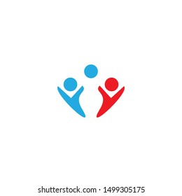 Community logo template vector icon design