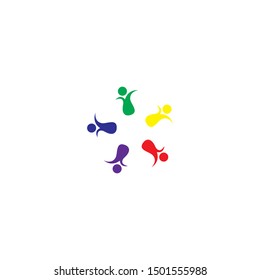 community logo template vector icon design