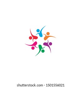 community logo template vector icon design