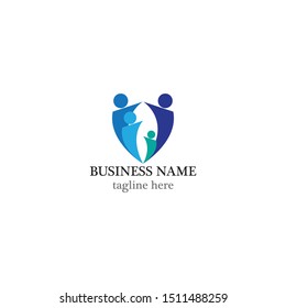 Community logo template vector icon design