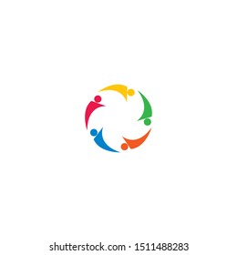 Community logo template vector icon design
