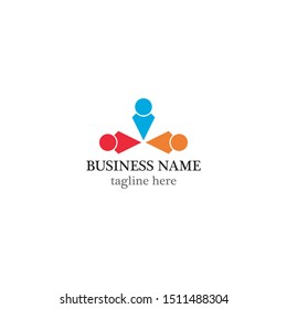 Community logo template vector icon design