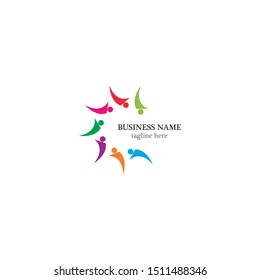 Community logo template vector icon design