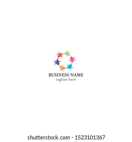 community logo template vector icon design