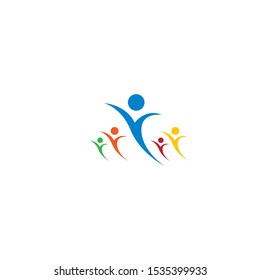 community logo template vector icon design