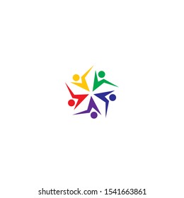 community logo template vector icon design