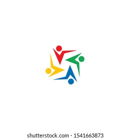 community logo template vector icon design