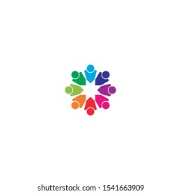 community logo template vector icon design