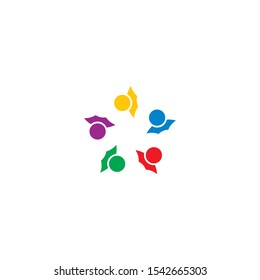 community logo template vector icon design