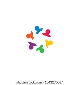 community logo template vector icon design