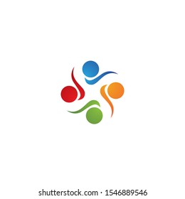 community logo template vector icon design
