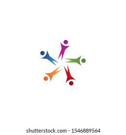 community logo template vector icon design