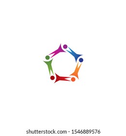community logo template vector icon design