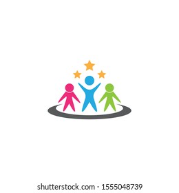 community logo template vector icon design