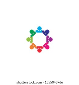 community logo template vector icon design