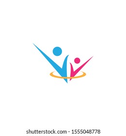 community logo template vector icon design