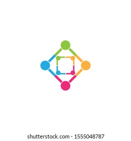 community logo template vector icon design