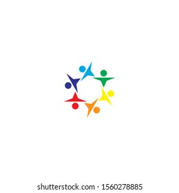 community logo template vector icon design