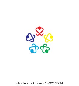 community logo template vector icon design