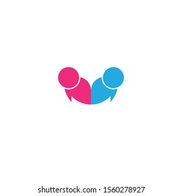 community logo template vector icon design
