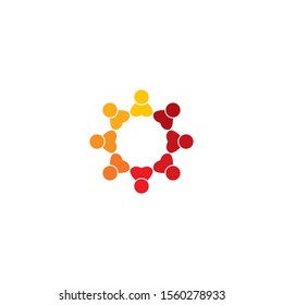 community logo template vector icon design