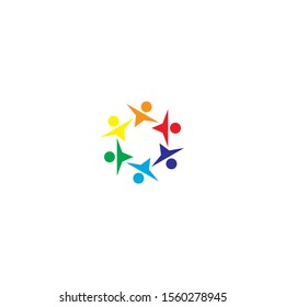 community logo template vector icon design