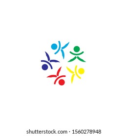 community logo template vector icon design