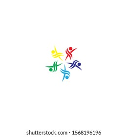 community logo template vector icon design