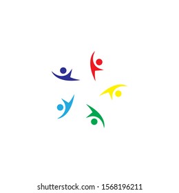 community logo template vector icon design