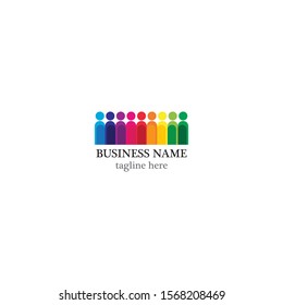 community logo template vector icon design