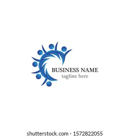 community logo template vector icon design